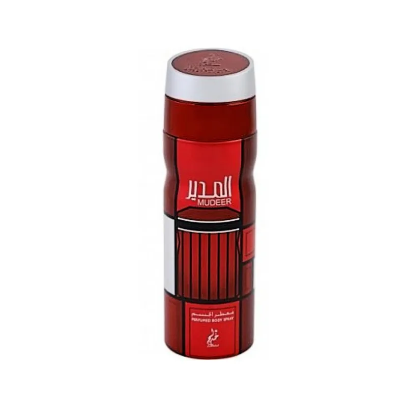 Khadlaj Mudeer deodorant spray pentru  barbati, cu parfum fresh dulceag. 200ml . Parfumuri Arabesti
