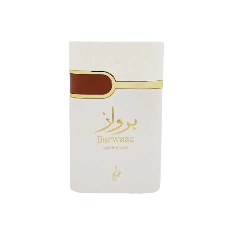 Barwaaz Saddle Brown de la Khadlaj, parfum arabesc,lemnos, un stil rafinat, sofisticat. Livrare gratuita la comenzi peste 100 Lei
