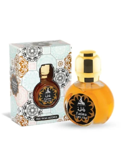 Fatima de la Hamidi, ulei concentrat de parfum arabesc, cu miros lemnos, oriental. Obținut din amestecuri aromatice, unice. Este un amestec amețitor de elemente lemnoase, orientale.