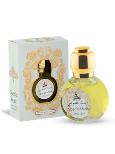 Special Musk de la Hamidi, ulei concentrat de parfum arabesc, cu miros moscat, floral, usor animalic. Compoziție virtuoasă orchestrată de mosc, aroma principala a parfumului.