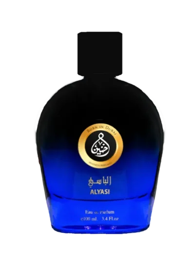 Parfum Arabesc Alyasi Born In Dubai Collection. Un miros fresh oriental cu Siaj Puternic si longevitate indelungata. Parfumul este definit de esente seducatoare de ambra, lemn de cedru si rasina de brad.