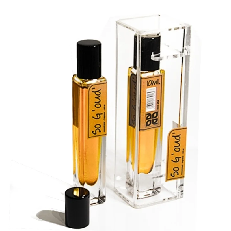 esenta de parfum So G’Oud 10ml ulei concentrat de parfum. Fabricat în Emiratele Arabe Unite. Este prezentat intr-o sticla moderna, potrivita tuturor tipurilor de posete, prevazuta cu roll on din metal pentru o utilizare mult mai usoara.