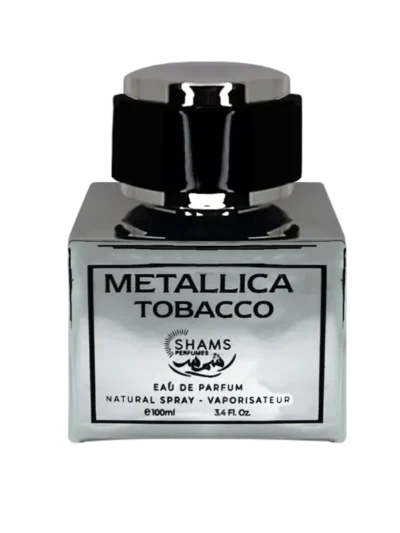 Parfum arabesc Metallica Tobacco 100ml EDP Inspirat Din Tobacco Vanille, un parfum oriental condimentat pentru femei si barbati.