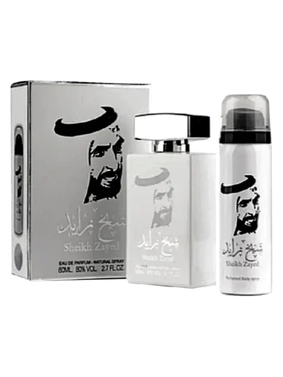 Parfum oriental barbatesc Sheikh Zayed White oriental condimentat. note orientale cu miresme de citrice, ceai verde si lemn de santal .