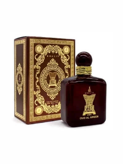 Parfum arabesc Oud Al Ameer, oriental lemnos, un parfum enigmatic, si captivant. Creatorul combină note unice pentru a crea un parfum divin, cald, oriental și plin de mister exotic.