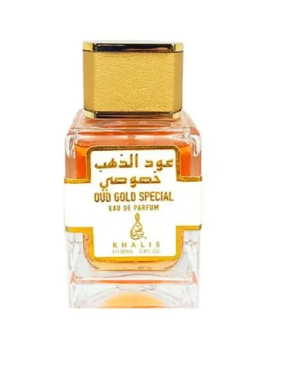 Khalis Oud Gold Special, parfum arabesc barbati, oriental, lemnos.