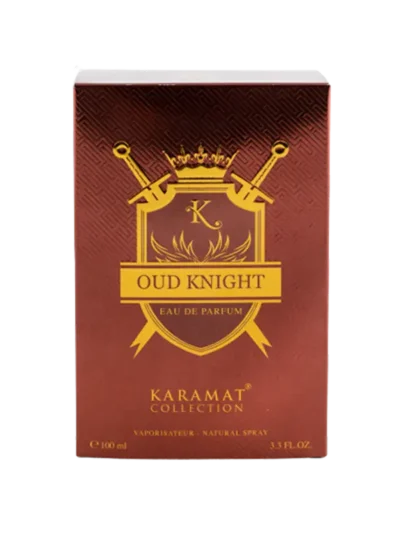 Oud Knight, parfum arabesc, lemnos, puternic. Acest parfum masculin contemporan reînvie istoria cu note clasice și acorduri de licheni. Suntem in fata unei creatii care este compusă din câteva ingrediente, dar toate combinate strategic.