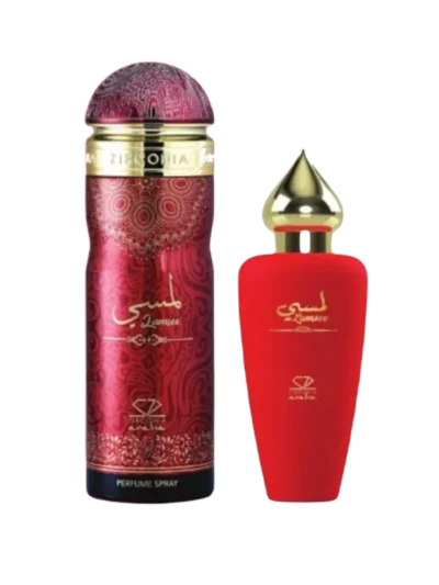 Lamsee Zirconia Arabia set cadou parfum arabesc femei si deo spray 200ml . Parfumuri Arabesti Pentru Femei. Shop Dubai Aromas