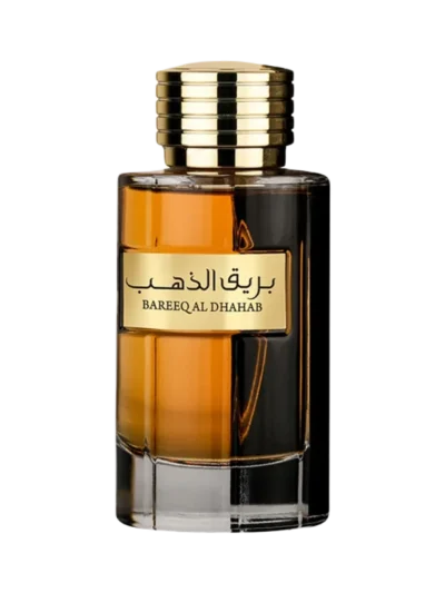Parfum Oriental Barbatesc Bareeq Al Dhahab cu note lemnoase. O explozie de miresme ne inunda simturile inca de la deschidere. Iți fascinează simțurile și te rasfata cu miresmele orientale.