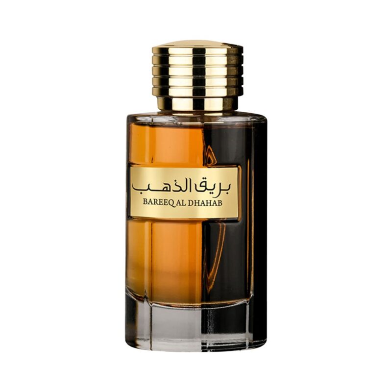 Parfum Oriental Barbatesc Bareeq Al Dhahab cu note lemnoase