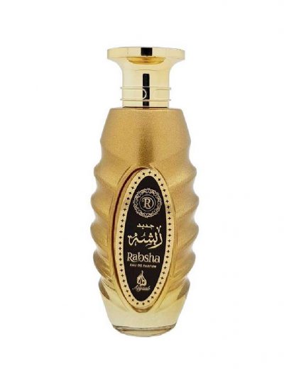 Rabsha Atyaab de la Khadlaj parfum arabesc,oriental lemnos. Un melanj de arome orientale, condimente, ambra si lemn de agar. Livrare gratuita