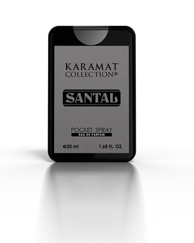 Santal parfum arabesc, oriental lemnos, condimentat, un miros inegalabil de o profunzime enigmatică. Parfum de buzunar de barbati