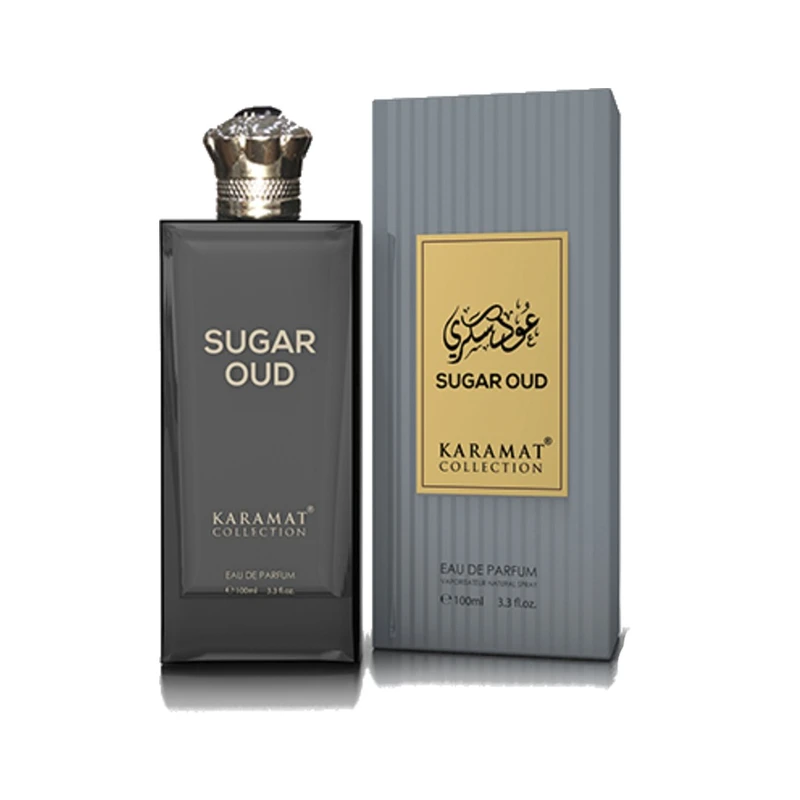 Descoperă magia parfumului arab Sugar Oud, un parfum oriental captivant. Această aromă îmbină armonios notele de oud, cunoscut pentru mirosul său învăluitor și misterios, cu accente delicate de trandafir dulce. Disponibil atât pentru femei, cât și pentru bărbați, aceste parfumuri arabe aduc cu sine o amprentă exotica și seducătoare. Bucură-te de rafinamentul parfumurilor orientale și lasă-te purtat într-o călătorie olfactivă unică