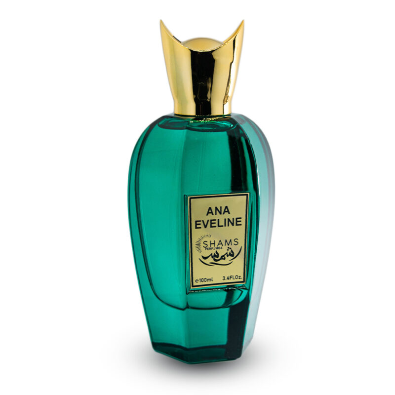 Ana Eveline, un parfum oriental fructat. Persistenta indelungata si siaj puternic. , fabricat in Emiratele Arabe Unite. Pentru Femei