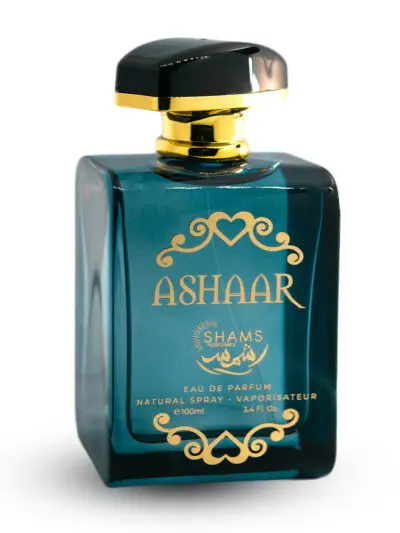 Parfum Arabesc Femei Ashaar 100ml apa de parfum, un parfum fresh floral, viu, mladios, clar. Parfum cu persistenta indelungata si siaj puternic. Shams Perfumes, fabricat in Emiratele Arabe Unite.