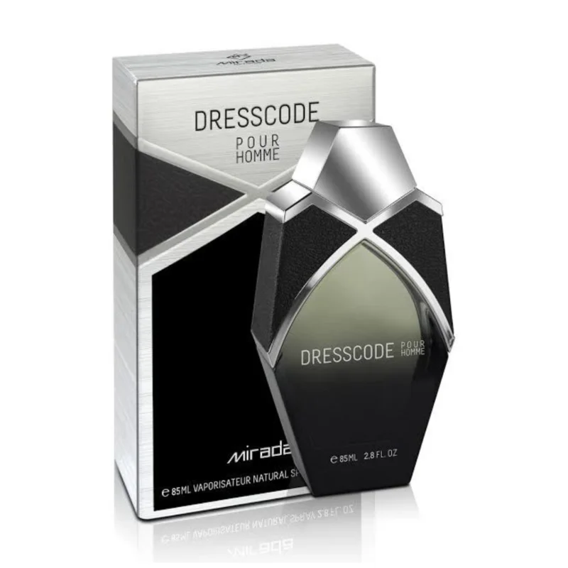 Mirada Dresscode For Men, parfum arabesc, oreintal fresh. Un parfum masculin, clasic, cu o eleganta moderna. Fabricat in Emiratele Arabe Unite. Livrare Gratuita La comenzi peste 100ml .