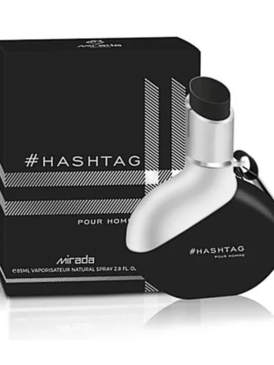 Mirada Hashtag pour homme, un parfum oriental, remarcabil, de înaltă calitate, cu o atingere de lavandă. Fabricat in Emiratele Arabe Unite. Livrare gratuita la comenzi peste 100 lei.