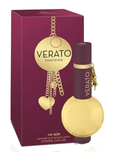 Mirada Verato Pour Femme, parfum arabesc, oriental floral, instrumentul suprem de seducție. Fabricat in Emiratele Arabe Unite. Livrare gratuita la comenzi peste 100 lei .
