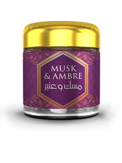 Tamaie de Mosc Bakhoor Musk Amber 30gr aromatizant interior.