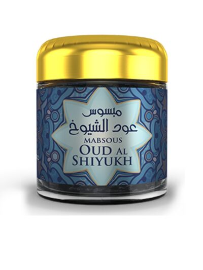 Bukhoor Oud Al Shiyukh așchii de lemn de agar ( agarwood ) infuzate cu uleiuri esentiale parfumate ( mosc, ambra, oud