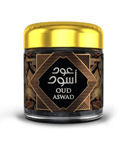 Oud Aswad Aromatizant interior Bakhoor. 30gr așchii de lemn de agar infuzate cu uleiuri esentiale parfumate