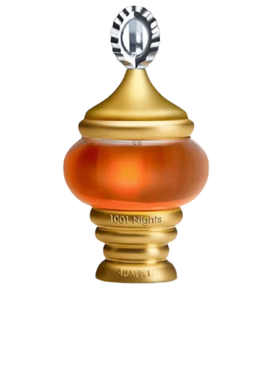 Parfum Arabesc Ajmal 1001 Nights ( Alf Lail O Lail ) un parfum oriental lemnos, puternic, cu caracter. Un parfum captivant, care evoca magia și misterul orientului. Livrare prin curier in orase in 1 zi lucratoare, iar in sate si comune in 2 zile lucratoare.