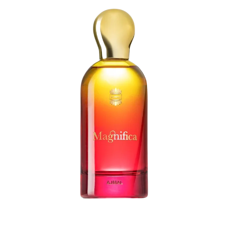 Parfum oriental Magnifica de la Ajmal Parfum, delicat, feminin, indraznet. Un parfum arabesc cu miros fructat oriental, aproape gurmand. Un parfum elixirul feminitatii