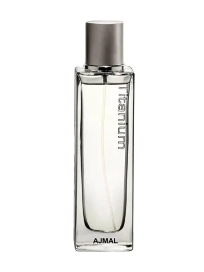 Ajmal Titanium, parfum oriental pentru barbati, usor fructat. Radiant si Rafinat. Parfumul, introduce o aroma ispititoare. Shop Dubai Aromas parfumuri arabesti livrare prin curier in orase in 1 zi lucratoare