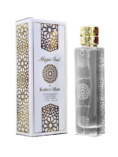 Magic Oud In Kashmir Musk, parfum arabesc, un miros fresh lemnos, delicat, unic si sofisticat. Livrare gratuita la comenzi peste 100 lei. Shop Dubai Aromas