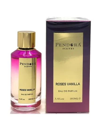 Parfum arabesc femei Roses Vanilla, un miros ambrat, vanilat, floral. Shop Dubai Parfumuri orientale Dama | Pendora Scents Collection Paris Corner