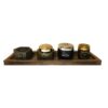 Set Tamaie Oud Muattar + Bakhoor + Carbuni Aromati + Catui +Tava lemn