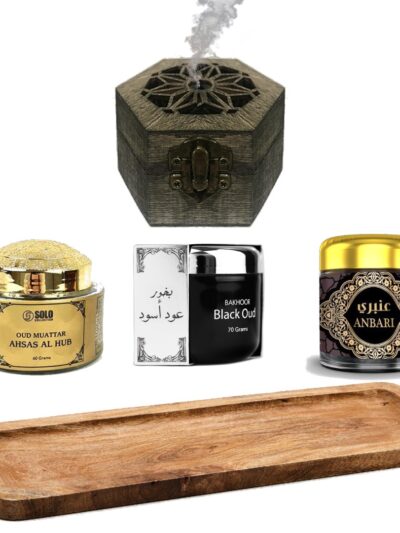 Set Tamaie Oud Muattar + Bakhoor + Carbuni Aromati + Catui +Tava