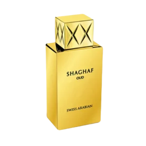 Shaghaf Oud un parfum arabesc unisex ideal pentru anotimpurile mai răcoroase. Note de varf: Oud, sofran Note de mijloc: trandafir, praline, lemn de agar (arome de oud) Note de baza: oudh ,vanilie.