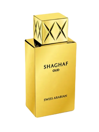 Shaghaf Oud un parfum arabesc unisex ideal pentru anotimpurile mai răcoroase. Note de varf: Oud, sofran Note de mijloc: trandafir, praline, lemn de agar (arome de oud) Note de baza: oudh ,vanilie.