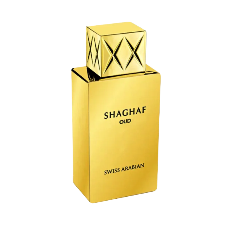Shaghaf Oud un parfum arabesc unisex ideal pentru anotimpurile mai răcoroase. Note de varf: Oud, sofran Note de mijloc: trandafir, praline, lemn de agar (arome de oud) Note de baza: oudh ,vanilie.