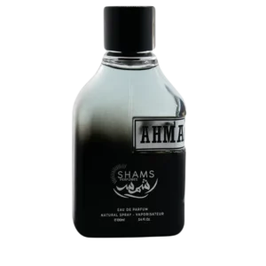Ahmad 100ml apa de parfum, un parfum fresh usor fructat miros de ananas, masculin, tropical, dulceag si aerat. Shams Perfumes, fabricat in Emiratele Arabe Unite.