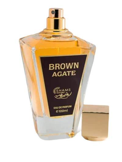 Parfum Oriental gurmand Brown Agate inspirat din chocolate greedy montale Persistenta Ambalat intr-o cutie eleganta