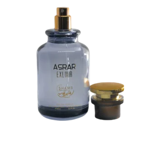 Asrar Elixir 100ml apa de parfum fermei. Un parfum oriental, ambrat vanilat, intens si provocator . Dubai Parfumuri Arabesti Note orientale