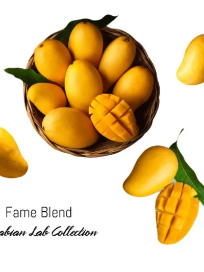 Parfum persistent femei Fame Blend Arabian Lab Collection, un miros gurmand inspirat de la fame paco rabanne. Siaj puternic si longivitate indulengata