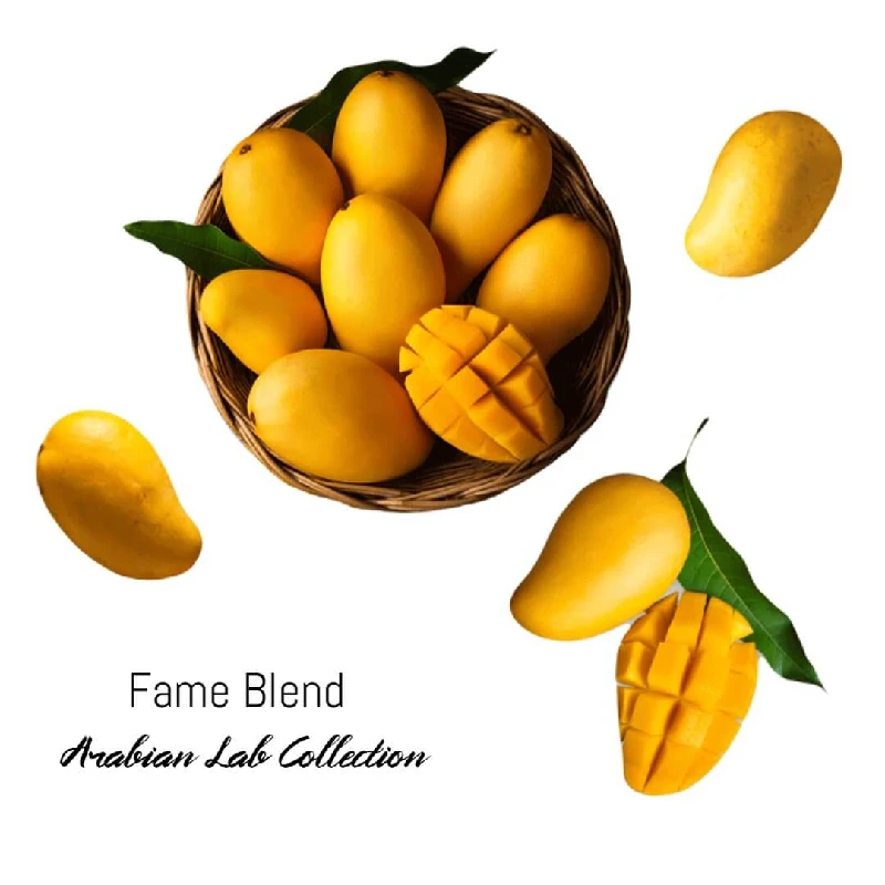 Parfum persistent femei Fame Blend Arabian Lab Collection, un miros gurmand inspirat de la fame paco rabanne. Siaj puternic si longivitate indulengata