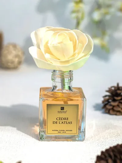Difuzor de arome arabesti cu Floare Sola. Parfum de camera Cedre de L' Atlas.