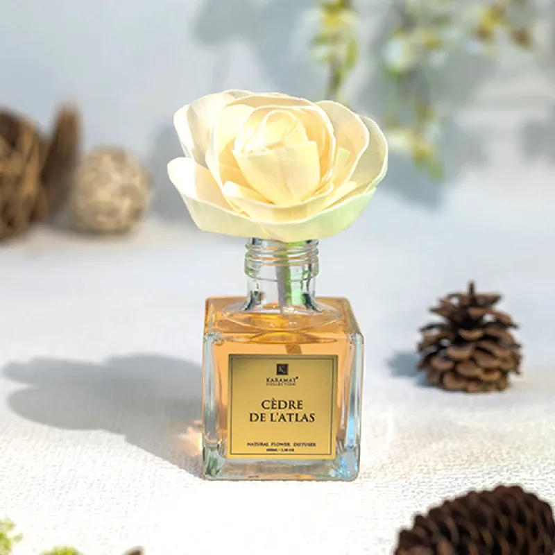 Difuzor de arome arabesti cu Floare Sola. Parfum de camera Cedre de L' Atlas.