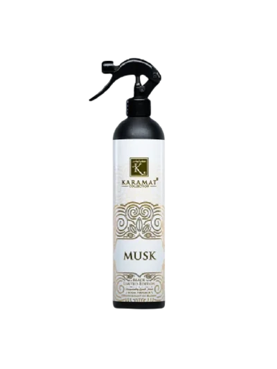 Musk parfum pentru casa 500ml, odorizant de camera cu aroma demosc pentru suprafete textile si ambient, un miros oriental floral. Persistenta indelungata