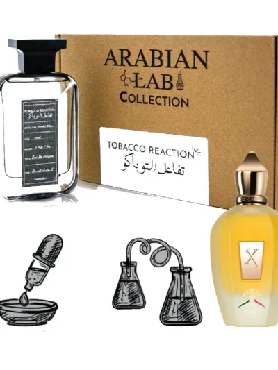 Parfum Tobacco Reaction Arabian Lab Collection, parfum persistent ( 8 ore + pe piele)  miros oriental. Un parfum in care tutunul și mierea au o legatura intime