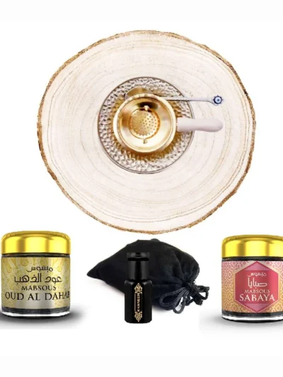 Un set de tamaie aromaterapie orientala aranjament decorativ, elegant