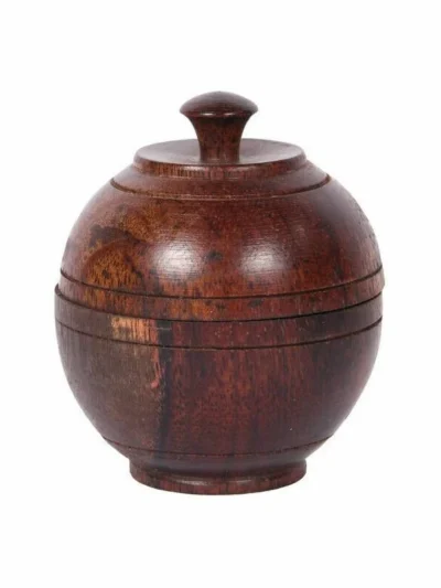 Sandalwood parfum solid natural in cutie de lemn de trandafir Notele parfumului: lemn de santal, aroma sa este caldă, lemnoasă și ușor condimentată.