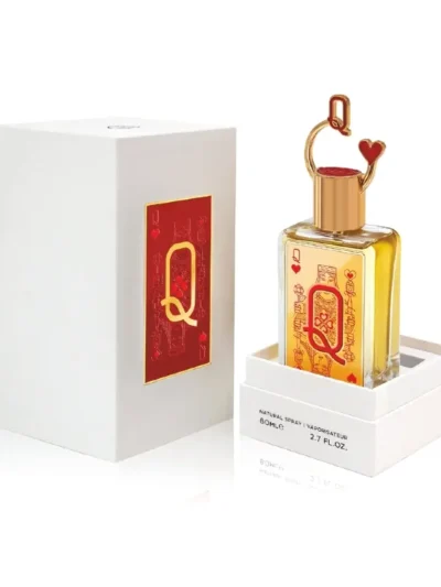 Queen of Hearts, parfum arabesc, esenta elegantei si a magiei. Un miros floral fructat, usor gurmand, misterios si rafinat.