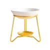 Suport De Ars Pentru Aromaterapie Din Ceramică Si Metal Auriu