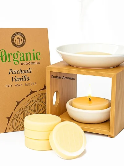 Set Aromaterapie Pastile De Ceara De Soia Parfumata Si Difuzor