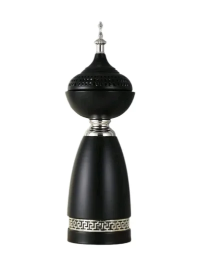 Suport De Ars Tămâie și Bakhoor Arabesc – Mabkhara Elegantă din Metal